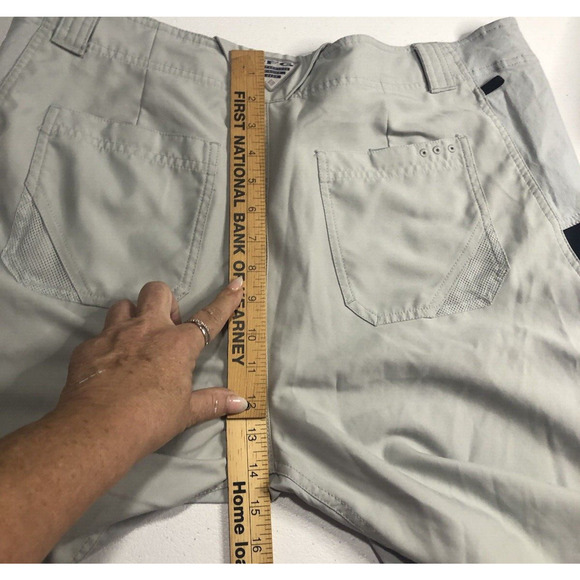 Columbia Men's Cargo Shorts Clay PFG 10" Inseam Omni-Shade Pockets 38 - Picture 11 of 13